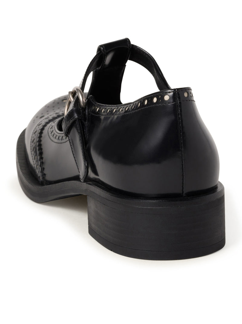 Suitnegozi Scarpe Brogue in pelle spazzolata Sostegno trimestrale