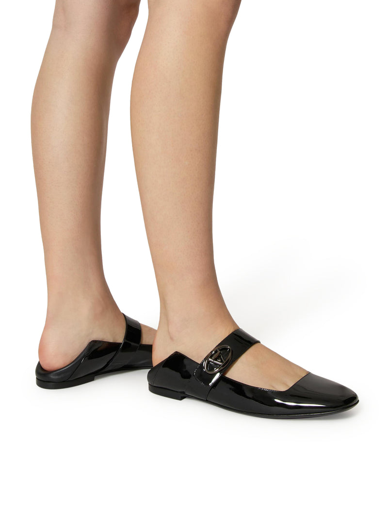 Suitnegozi BALLERINA MARY-JANE VLOGO LOCKER IN VERNICE Limitato a 3 giorni