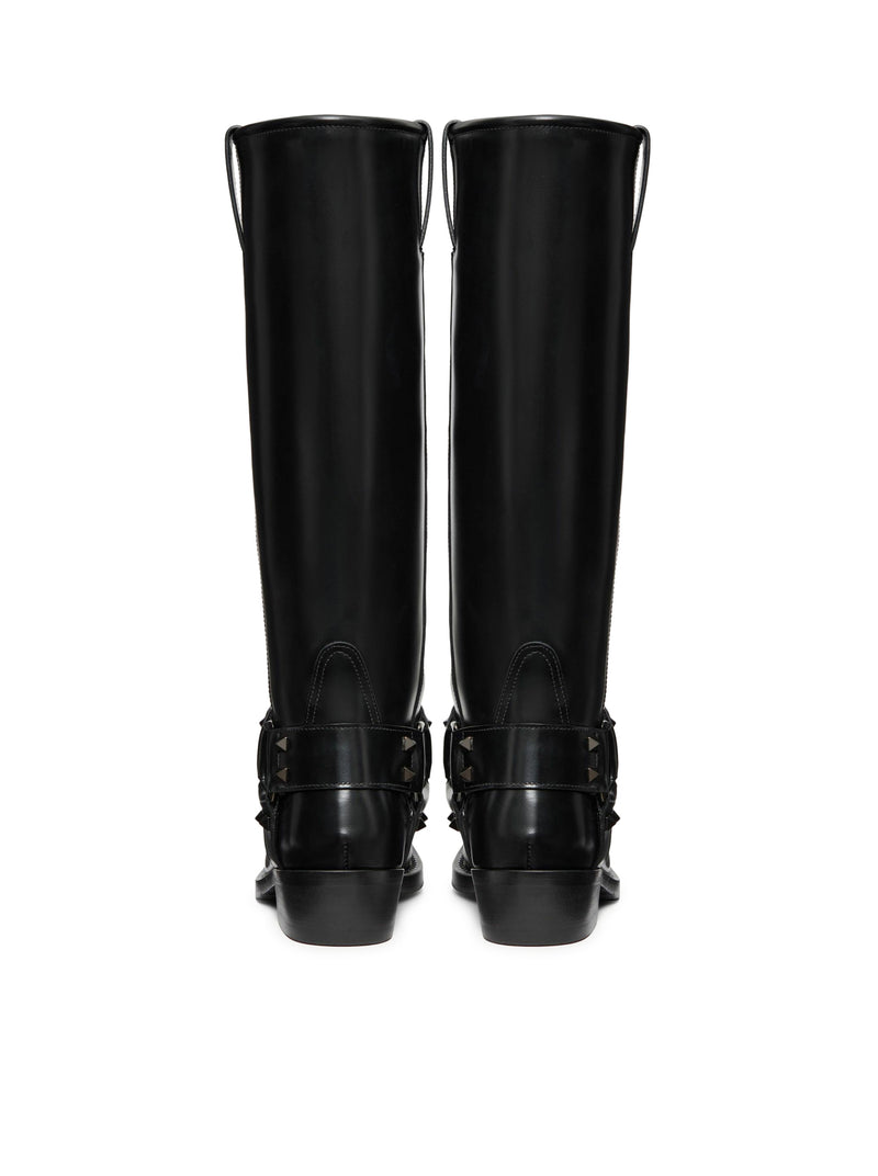 Suitnegozi STIVALE BIKER ROCKSTUD IN VITELLO 40MM Esporta salva