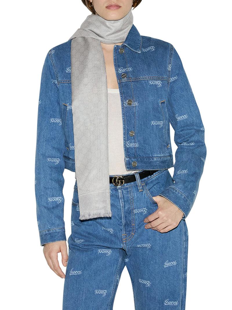 Suitnegozi SCIALLE IN JACQUARD DI COTONE SETA GG Vendita Economica