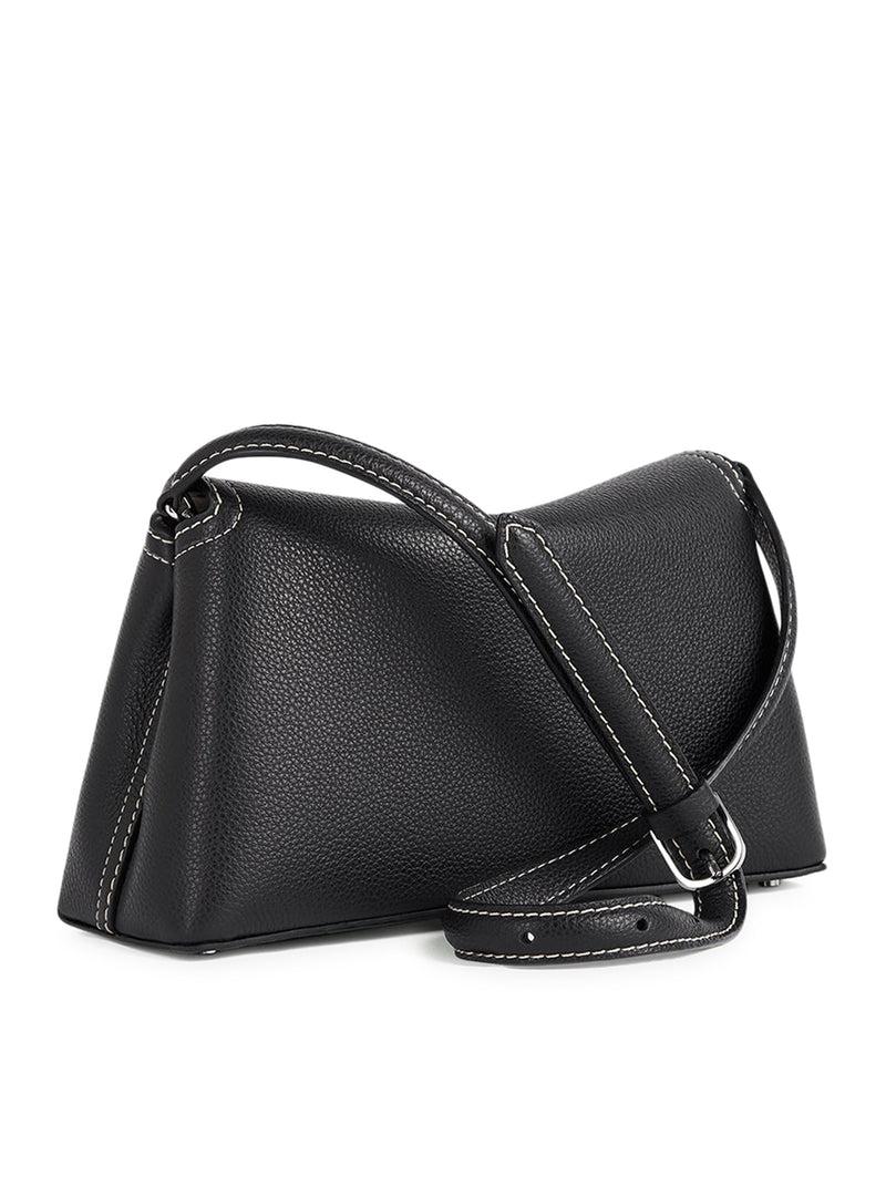 Suitnegozi T-Lock clutch black grain Vendite stagionali