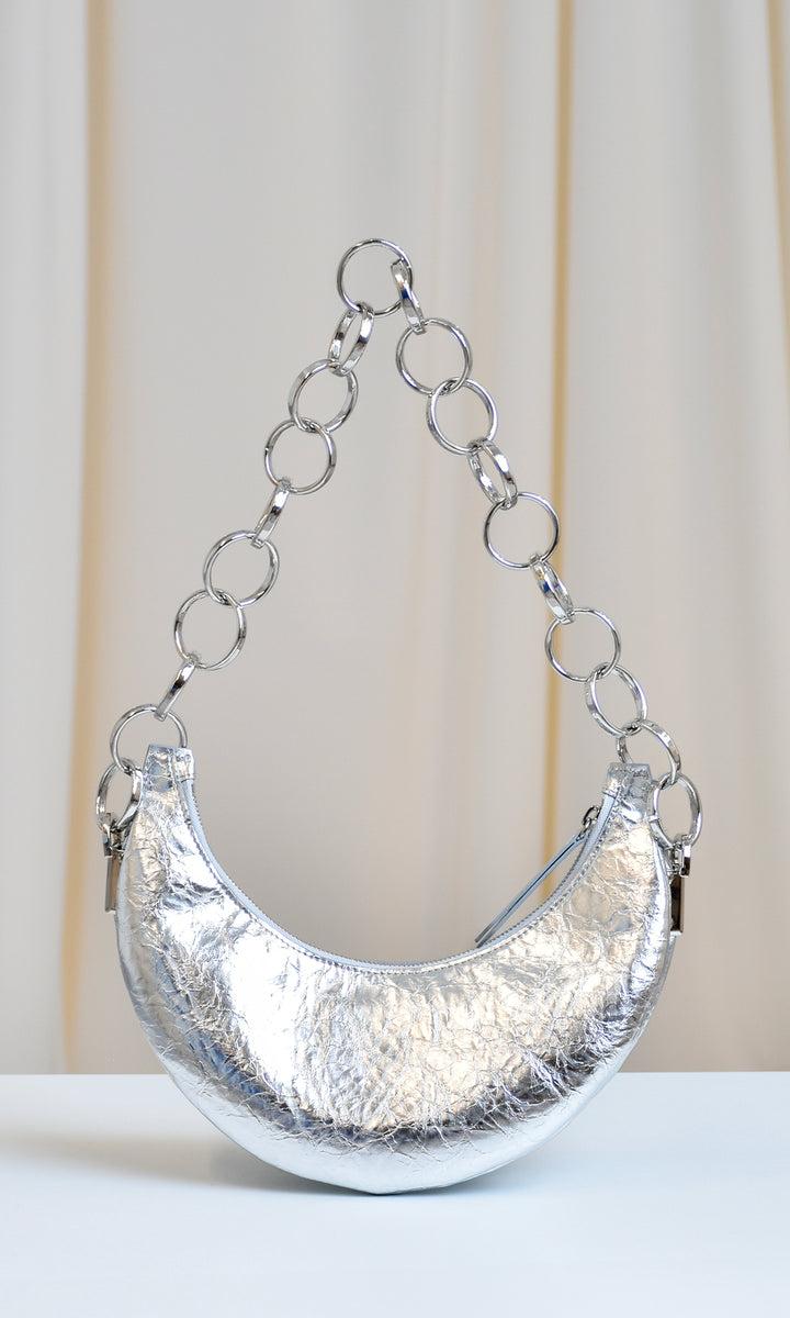 Sara Battaglia Banana Shoulder Bag Prezzo Ridotto