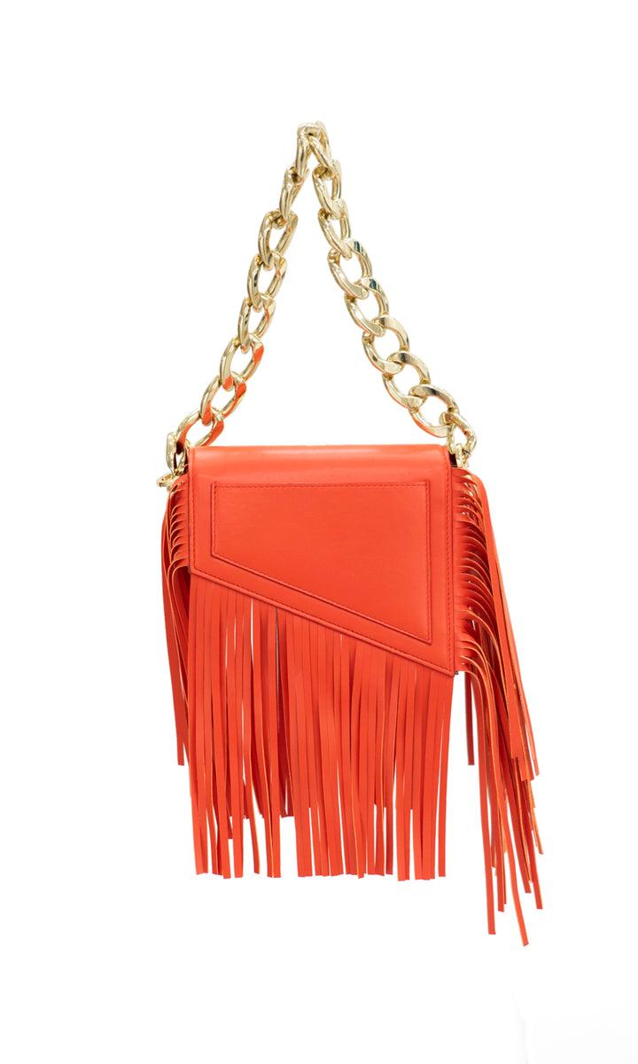 Sara Battaglia Euphoria Fringed Bag XS Economico