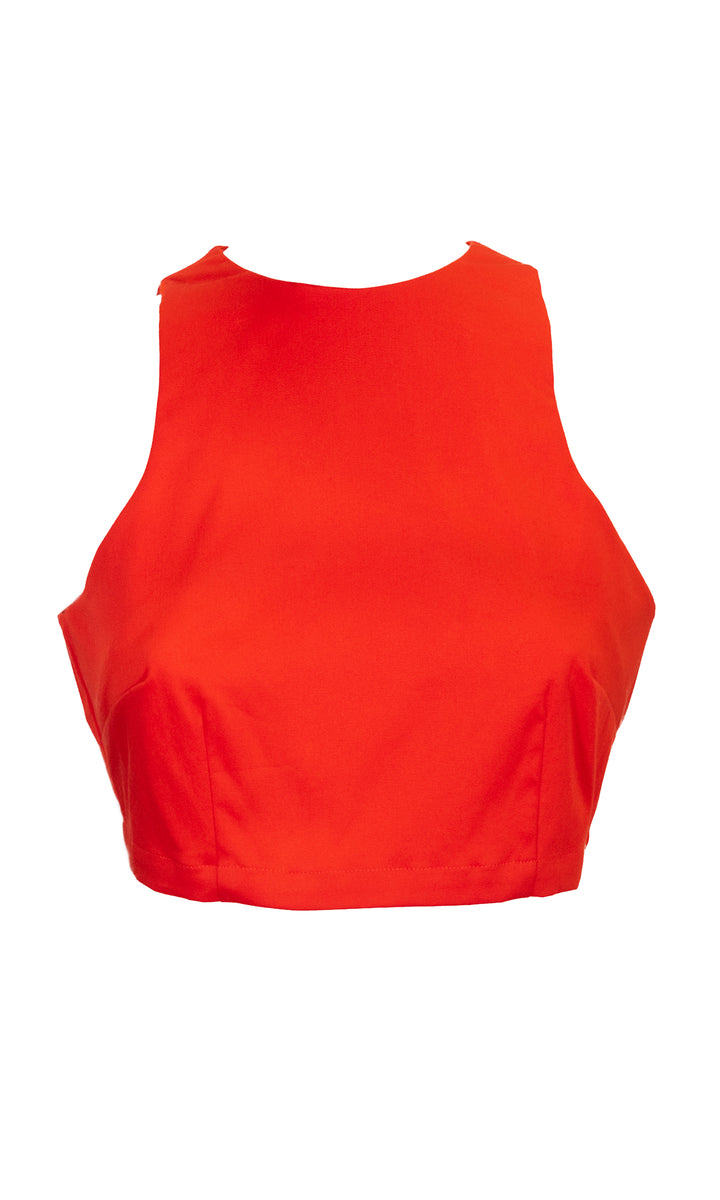 Sara Battaglia Crop Top Saldi Di Fabbrica