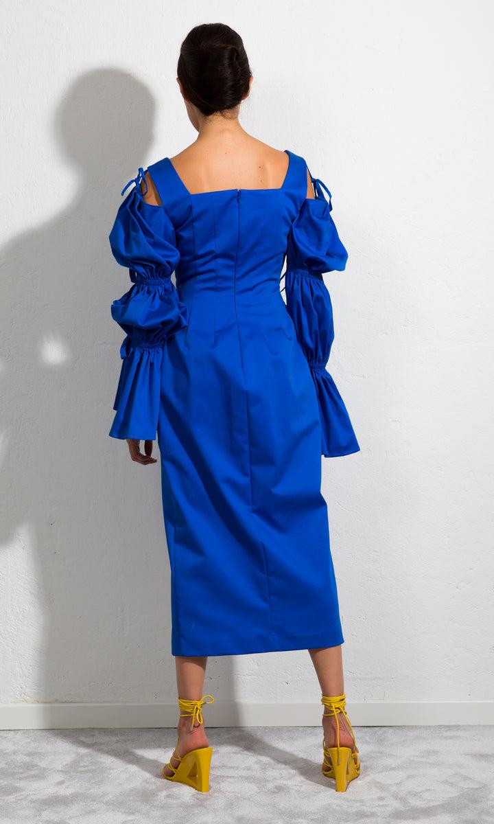 Sara Battaglia Longuette Dress Moda