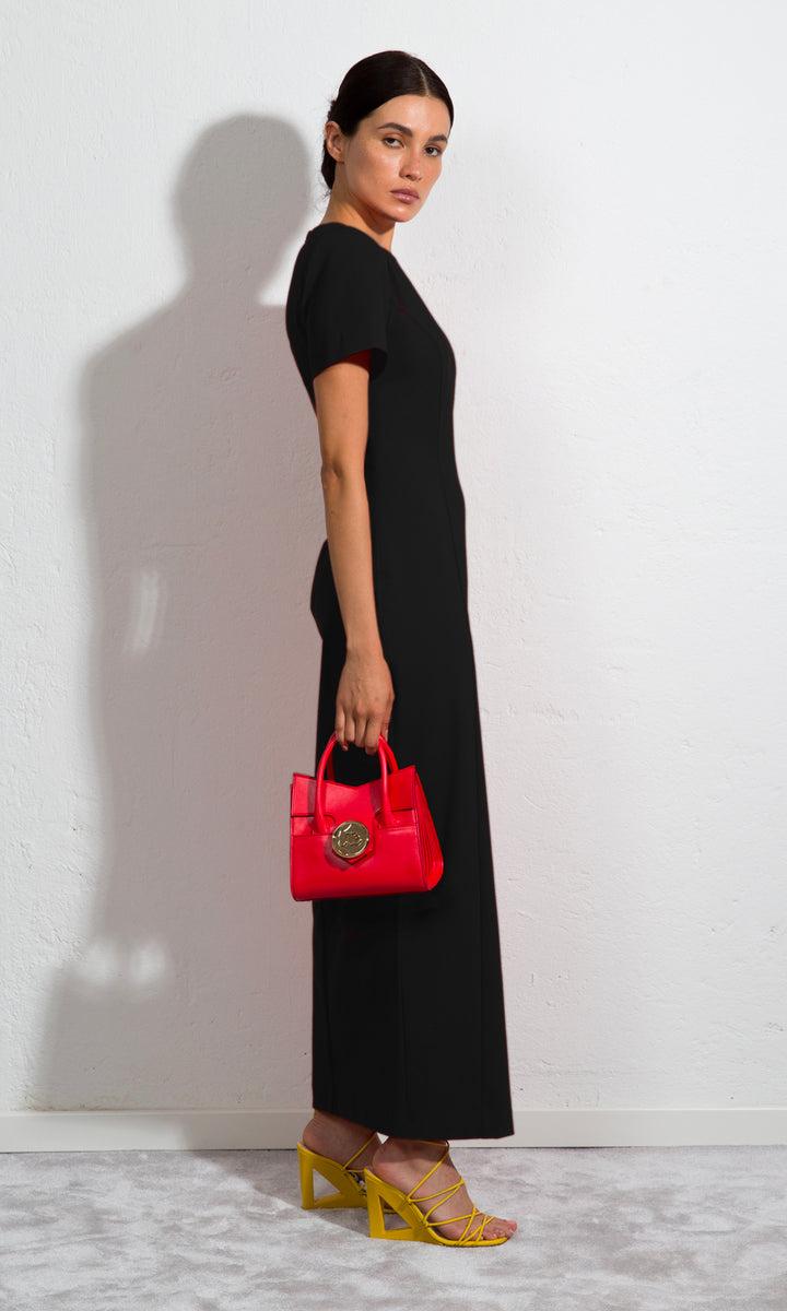 Sara Battaglia Slit Dress Flash Sale