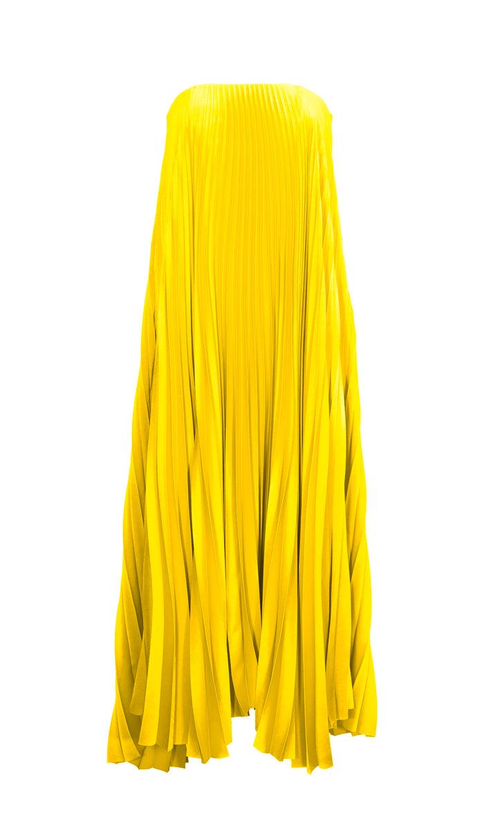 Sara Battaglia Plissé Dress Cyber Monday