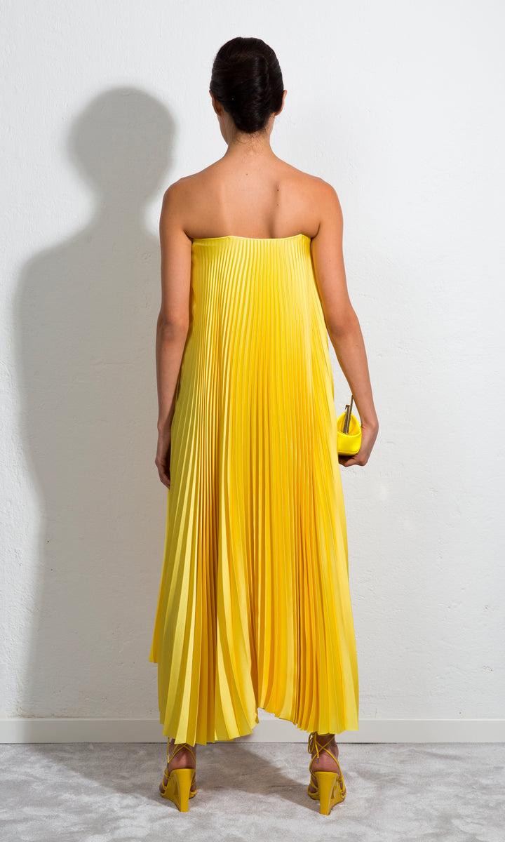 Sara Battaglia Plissé Dress Cyber Monday