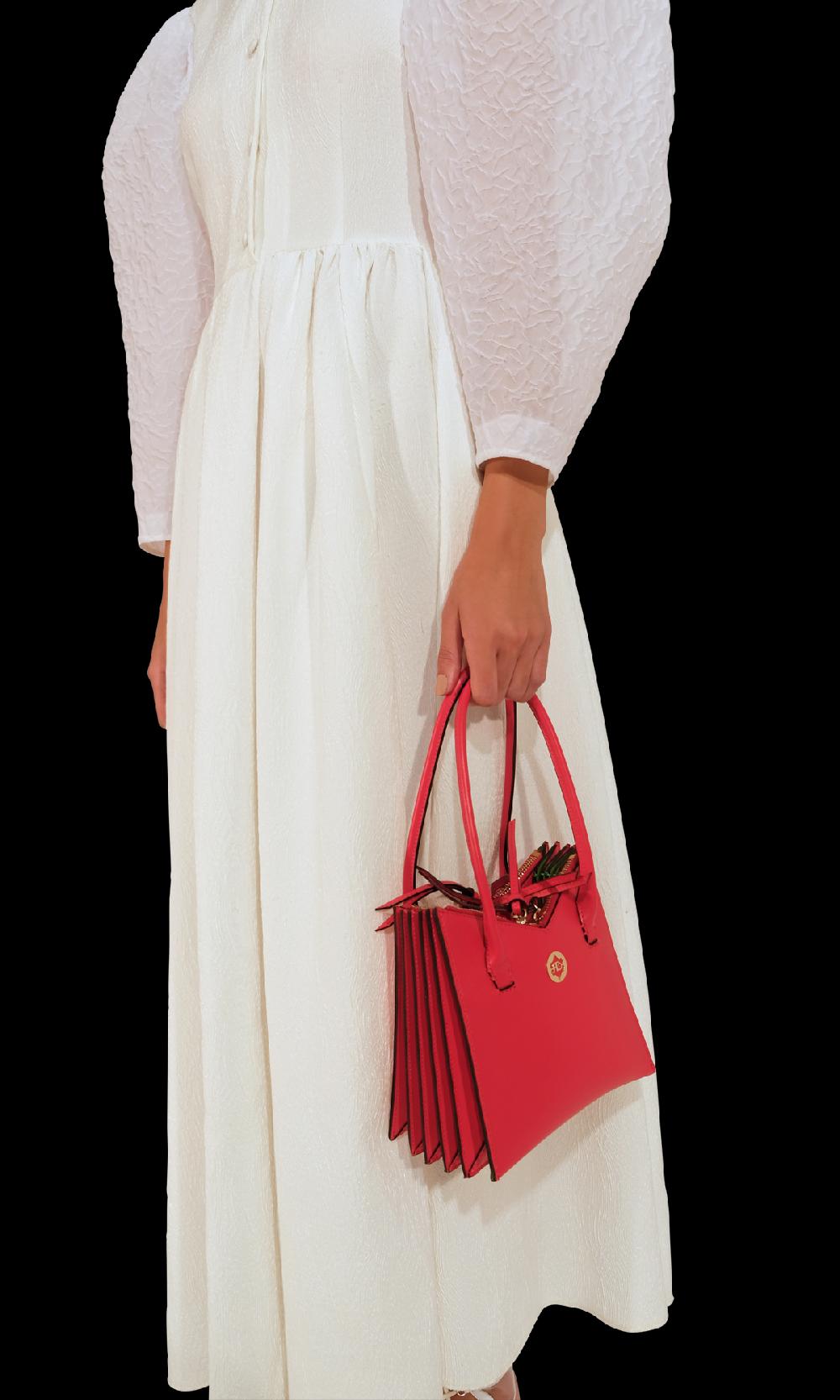 Sara Battaglia Tati Plissé Toy Tote Lightning offer