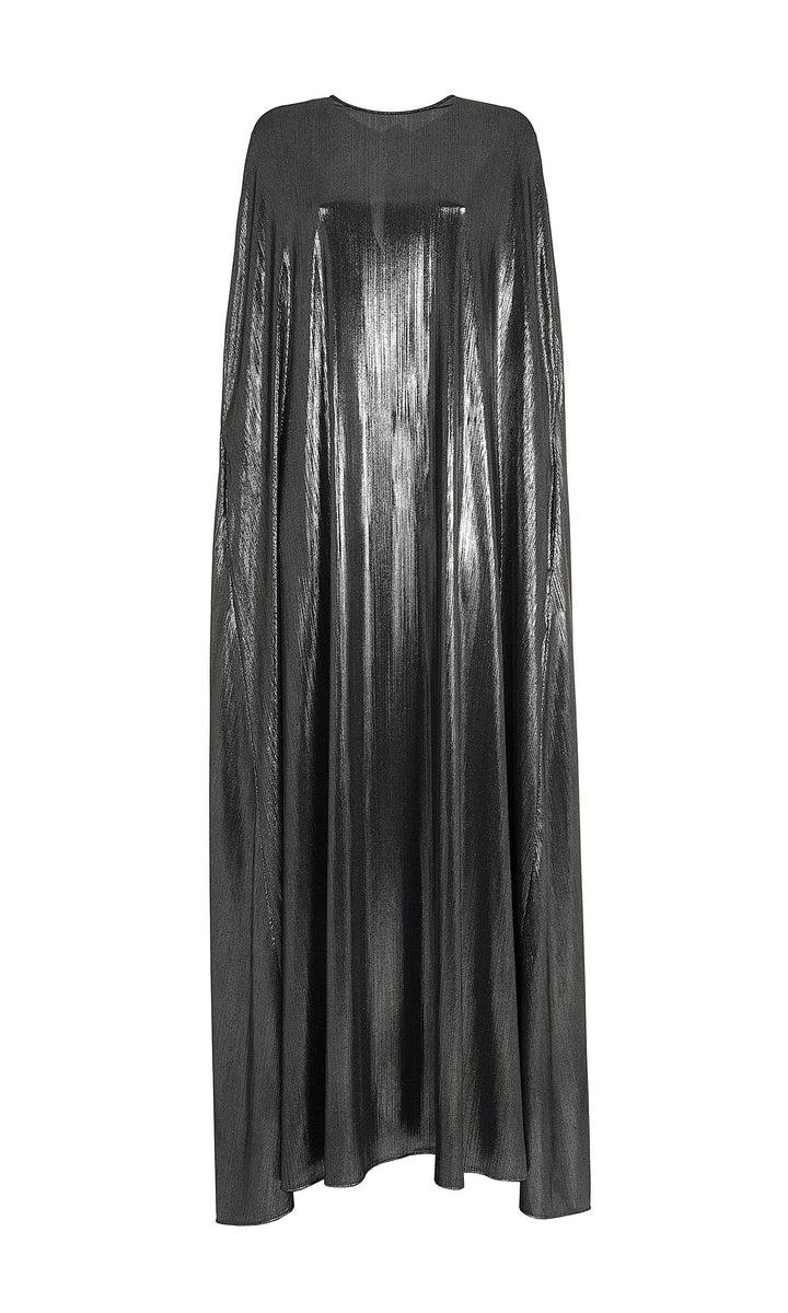Sara Battaglia Lurex cape dress Ultimo giorno