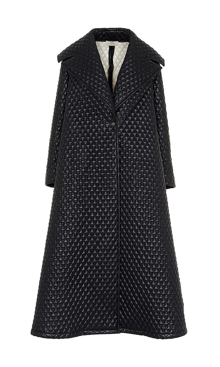 Sara Battaglia Quilted Coat Fino al 60% di sconto