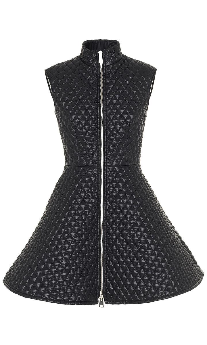 Sara Battaglia Quilted mini dress Fino al 65% di sconto