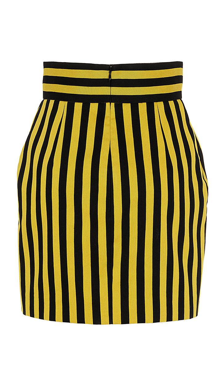 Sara Battaglia Jacquard mini skirt Only for today