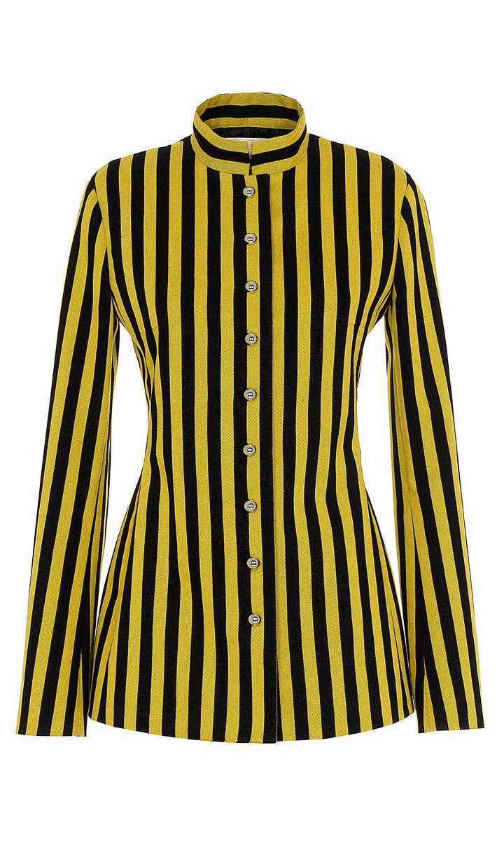 Sara Battaglia Jacquard shaped jacket Offerta speciale della fabbrica