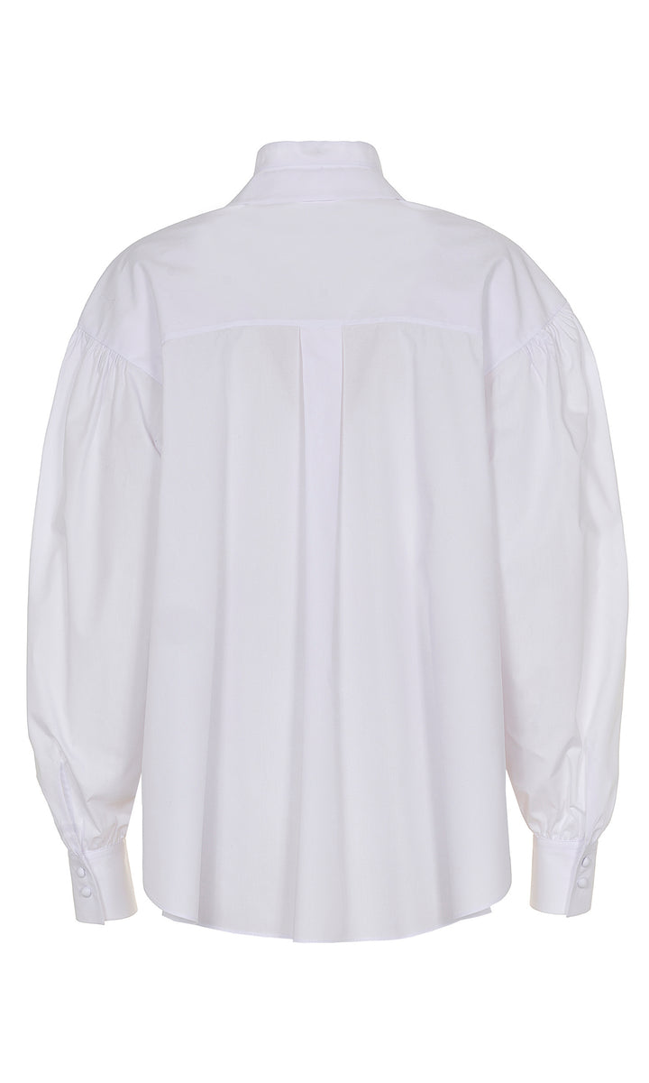 Sara Battaglia Shirt with puffy sleeves Limitato a 3 giorni