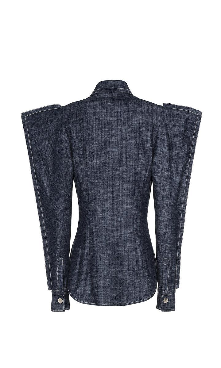 Sara Battaglia Squared wings shirt Spedizione Gratuita
