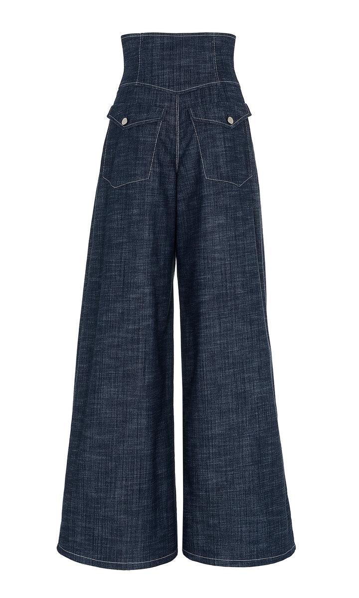 Sara Battaglia High waist denim Pezzi Unici