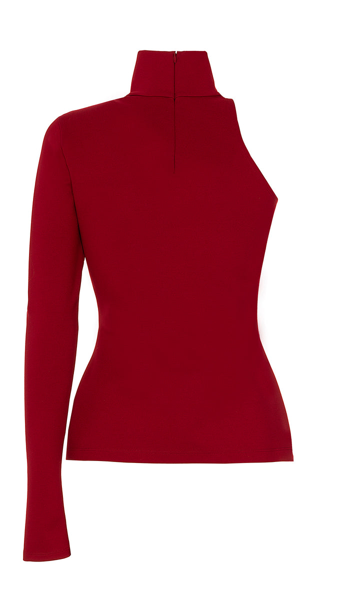 Sara Battaglia One shoulder jersey top Consegna Veloce