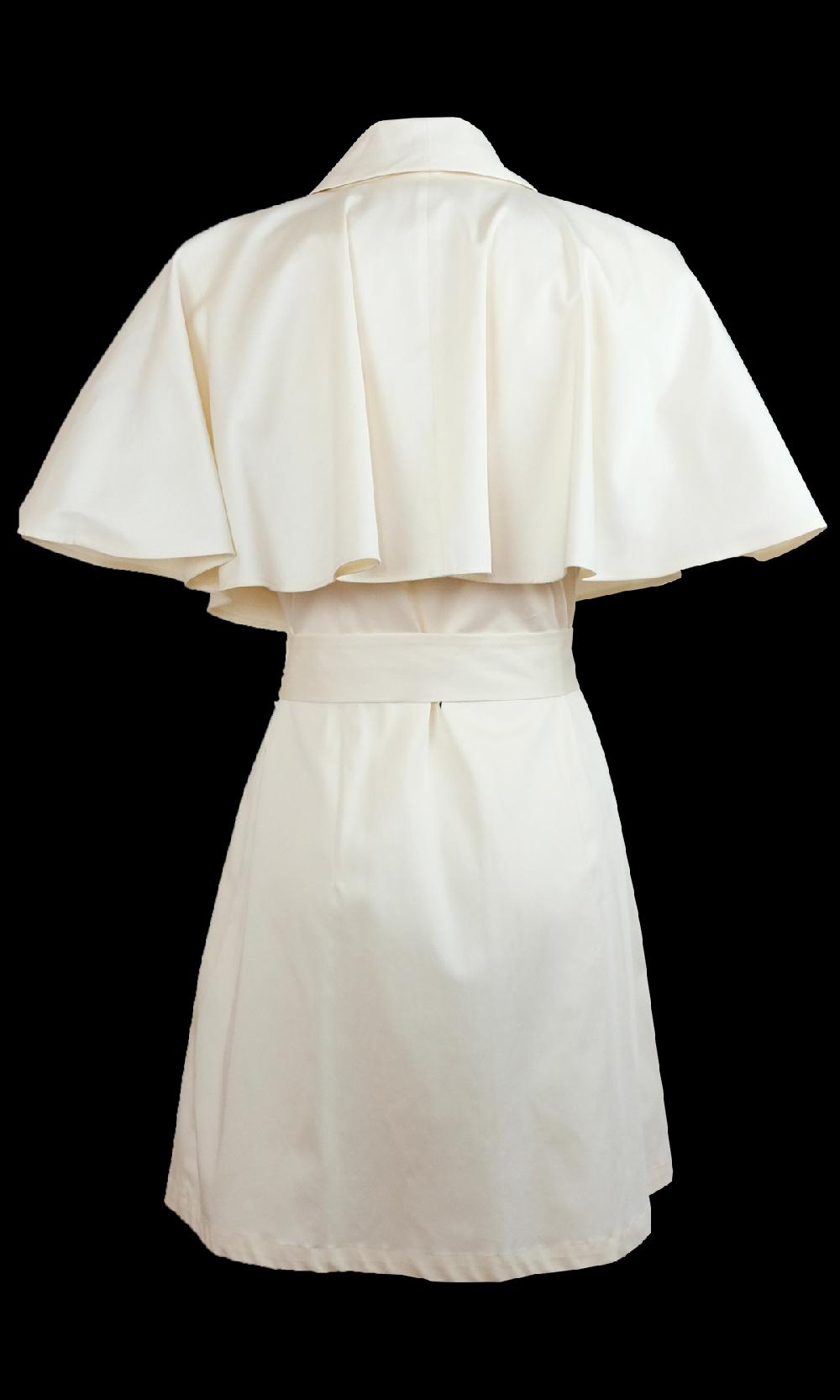 Sara Battaglia Cape Mini Dress Presa