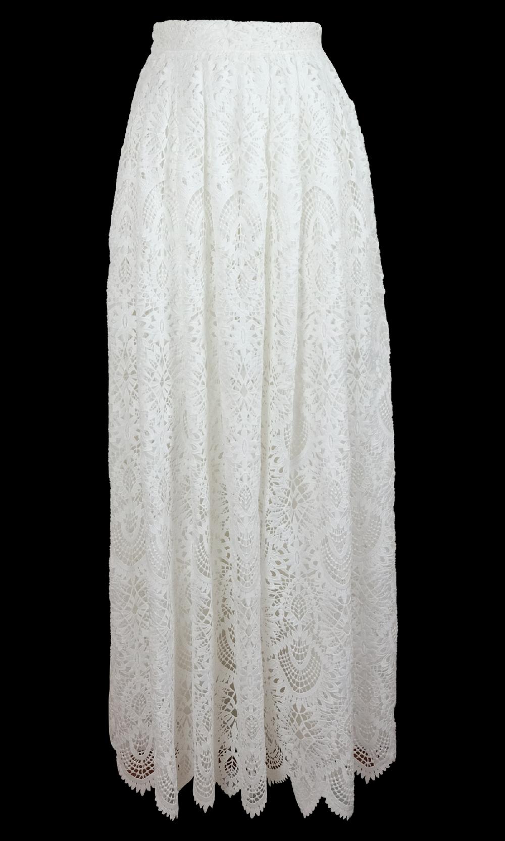 Sara Battaglia Lace Skirt Offerta natalizia