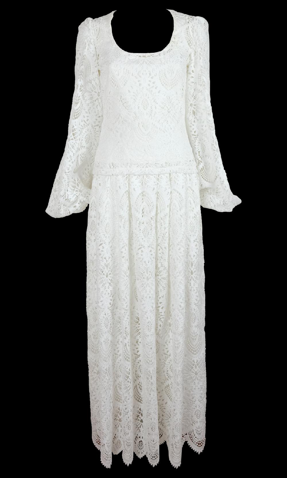 Sara Battaglia Lace Skirt Offerta natalizia