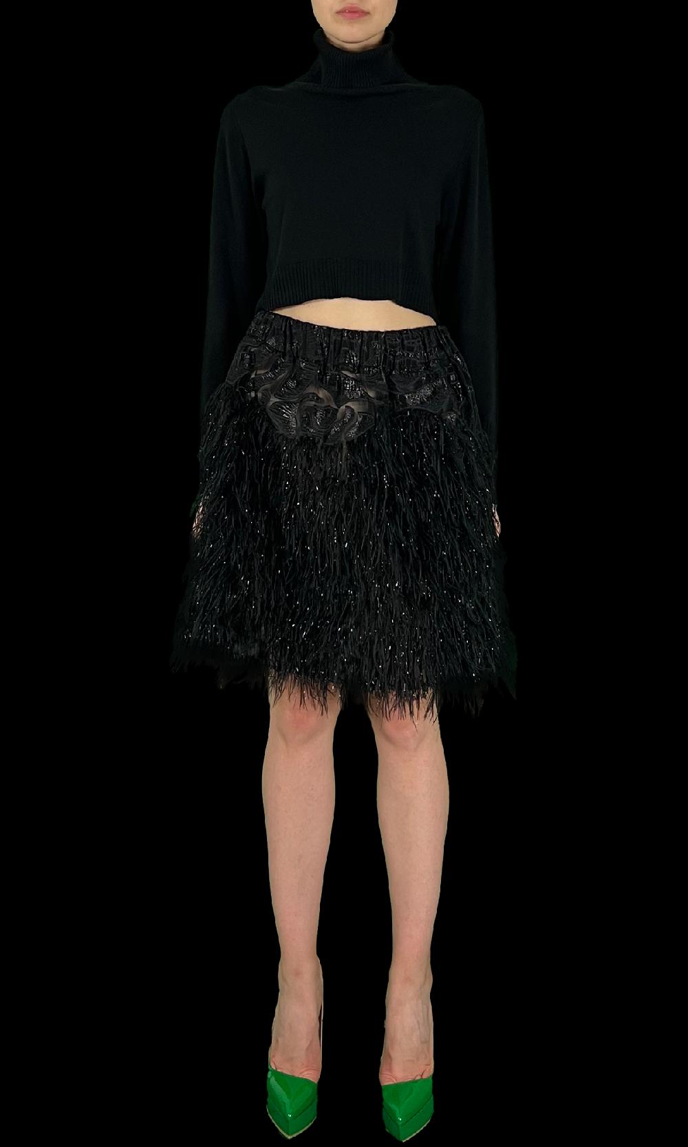 Sara Battaglia Magia Mini Skirt Smaltimento dello stoccaggio