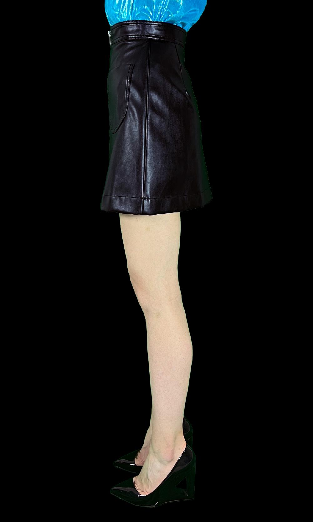 Sara Battaglia Zip Mini Skirt Vendita calda