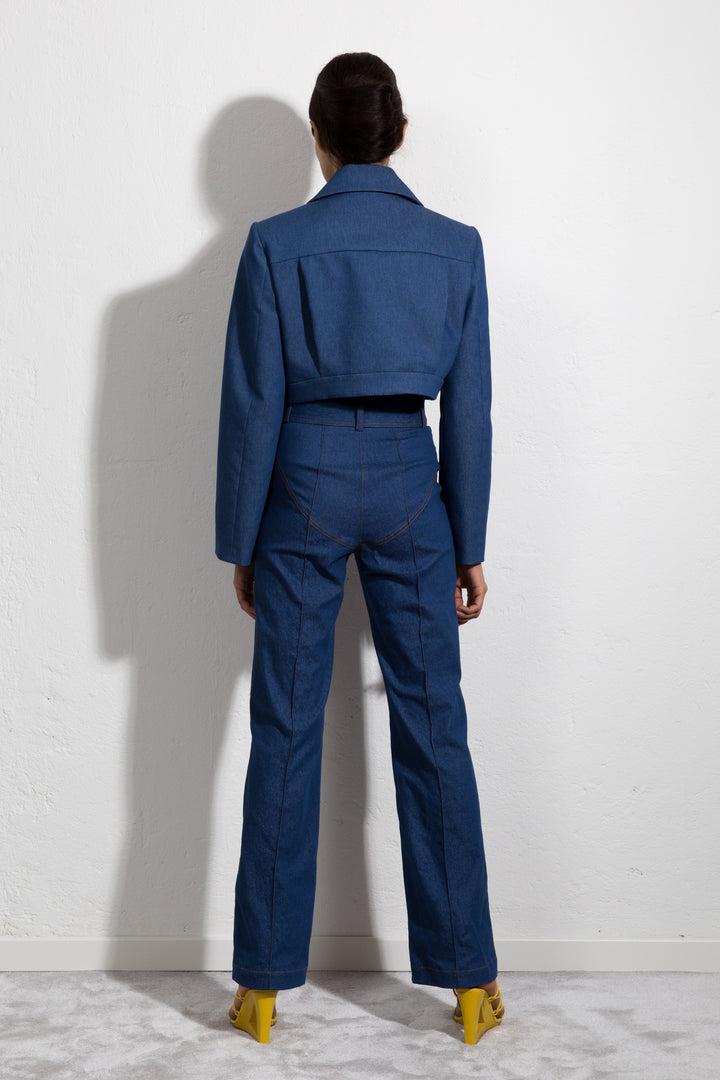 Sara Battaglia High Waisted Pants Ritorno libero