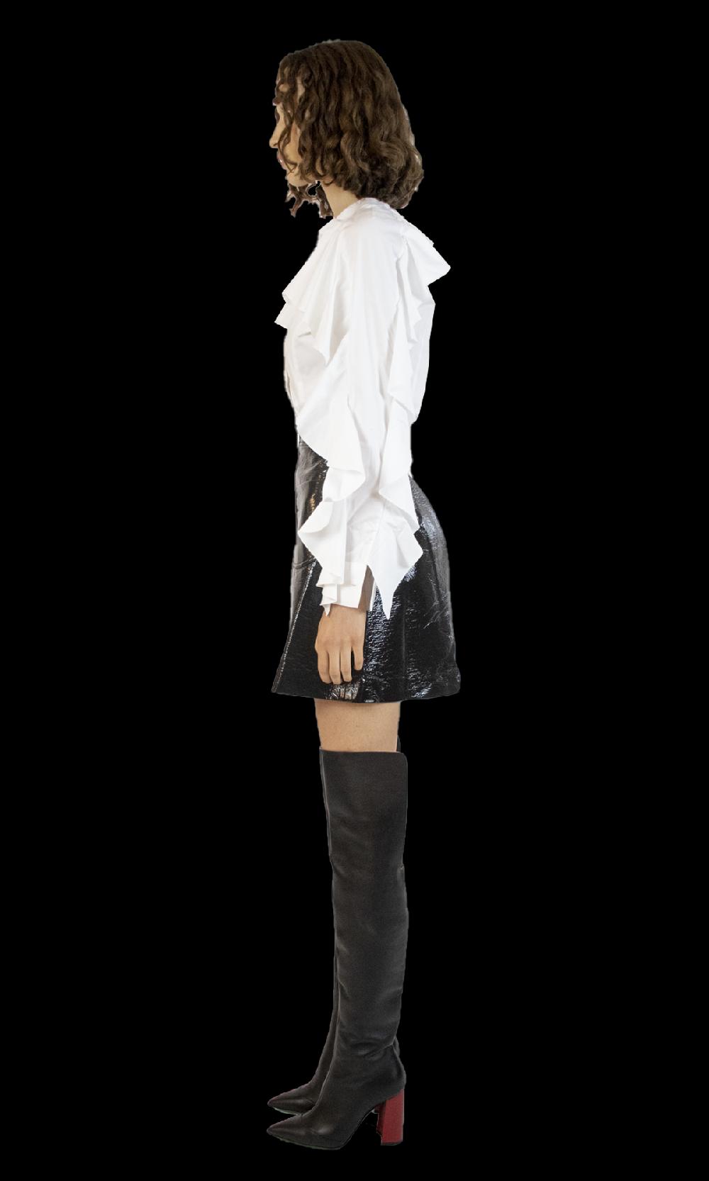 Sara Battaglia Zipped Skirt 2025