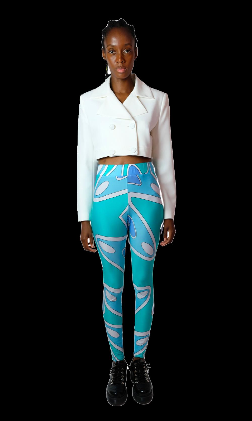 Sara Battaglia Ocean Leggings Vendita