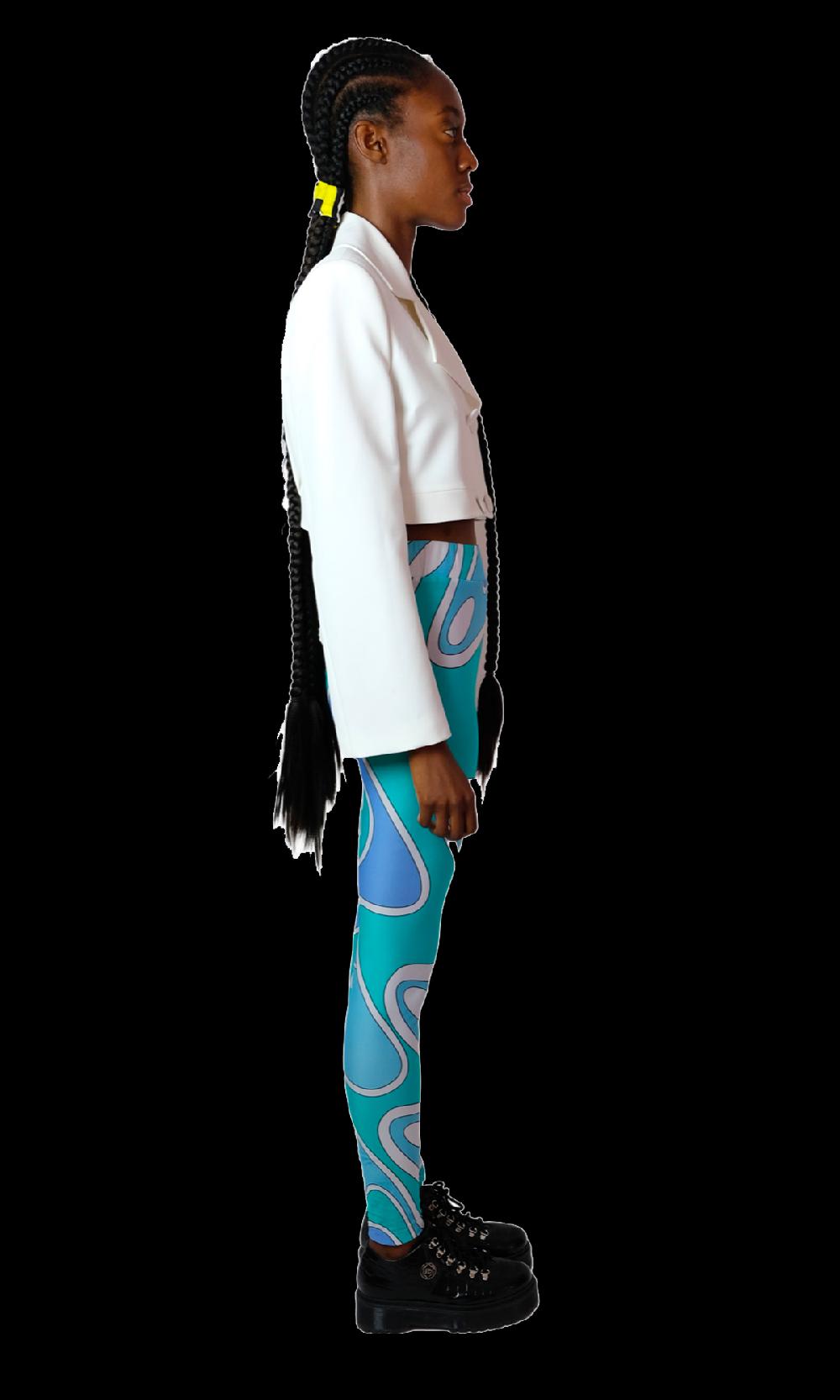 Sara Battaglia Ocean Leggings Vendita