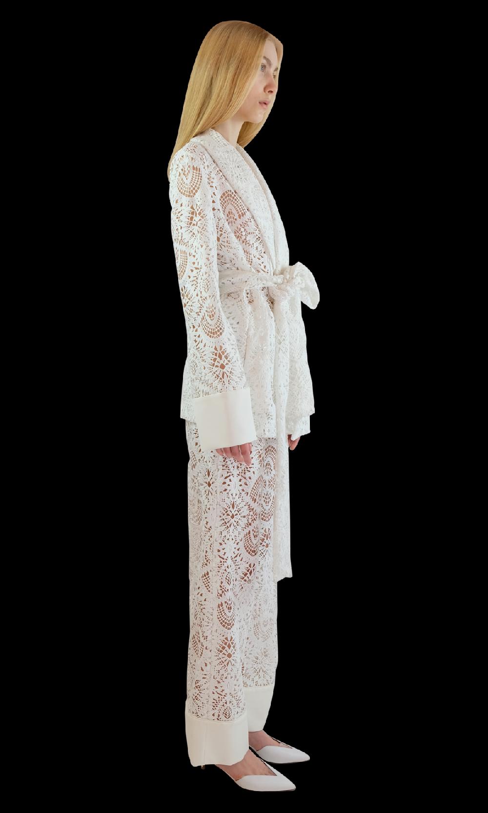 Sara Battaglia Lace Jacket Shopping Online