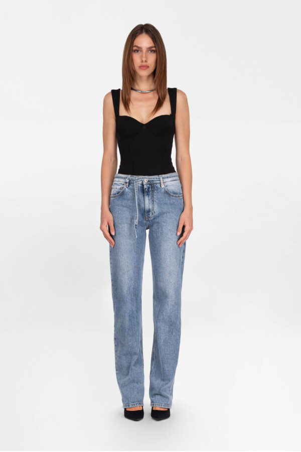 Sartoria Tramarossa JEANS HOLLYWOOD BARREL IN DENIM BLU MEDIO Online