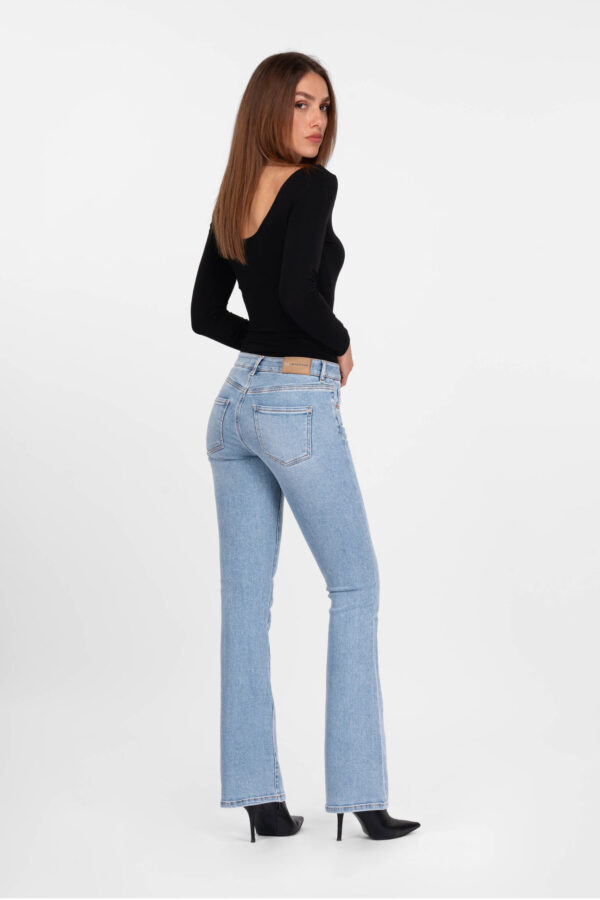 Sartoria Tramarossa JEANS GRETA BOOTCUT IN DENIM BLU MEDIO Saldi