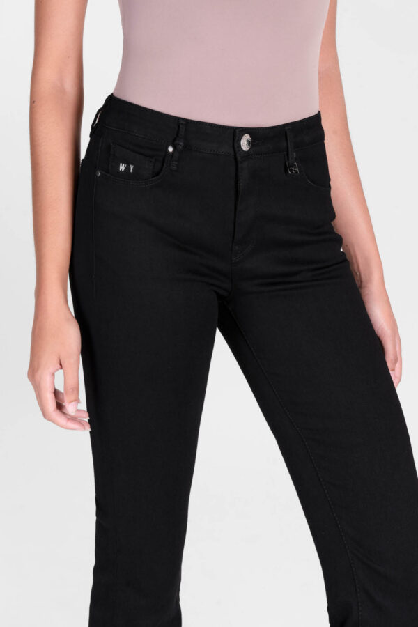Sartoria Tramarossa JEANS BIANCA FLARE CUT FLARE IN DENIM STRETCH NERO Promozione Limitata
