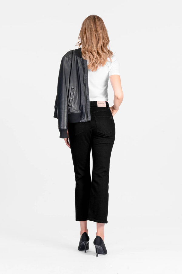 Sartoria Tramarossa JEANS MONICA FLARE CUT FLARE IN DENIM NERO Saldi