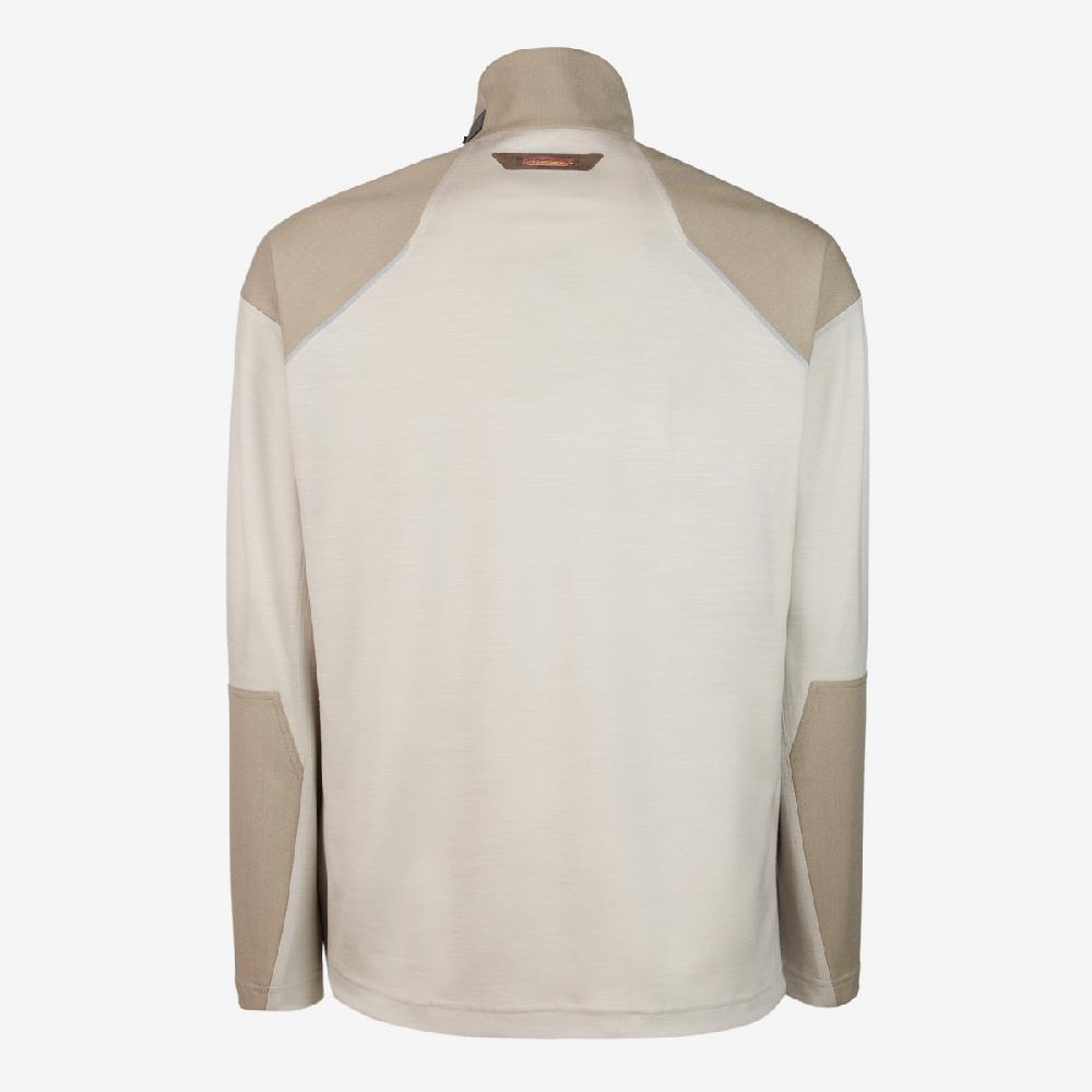 Sease Prua Felpa 2.0: felpa mezza zip - Driftwood Acquista Ora