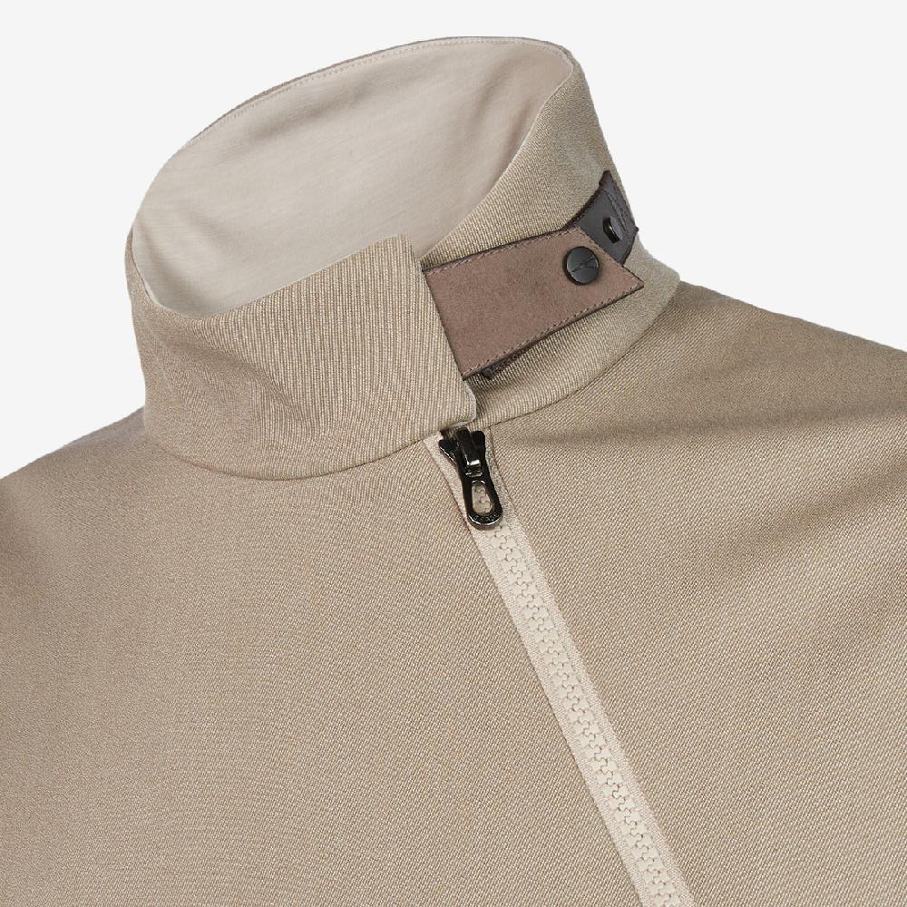 Sease Prua Felpa 2.0: felpa mezza zip - Driftwood Acquista Ora