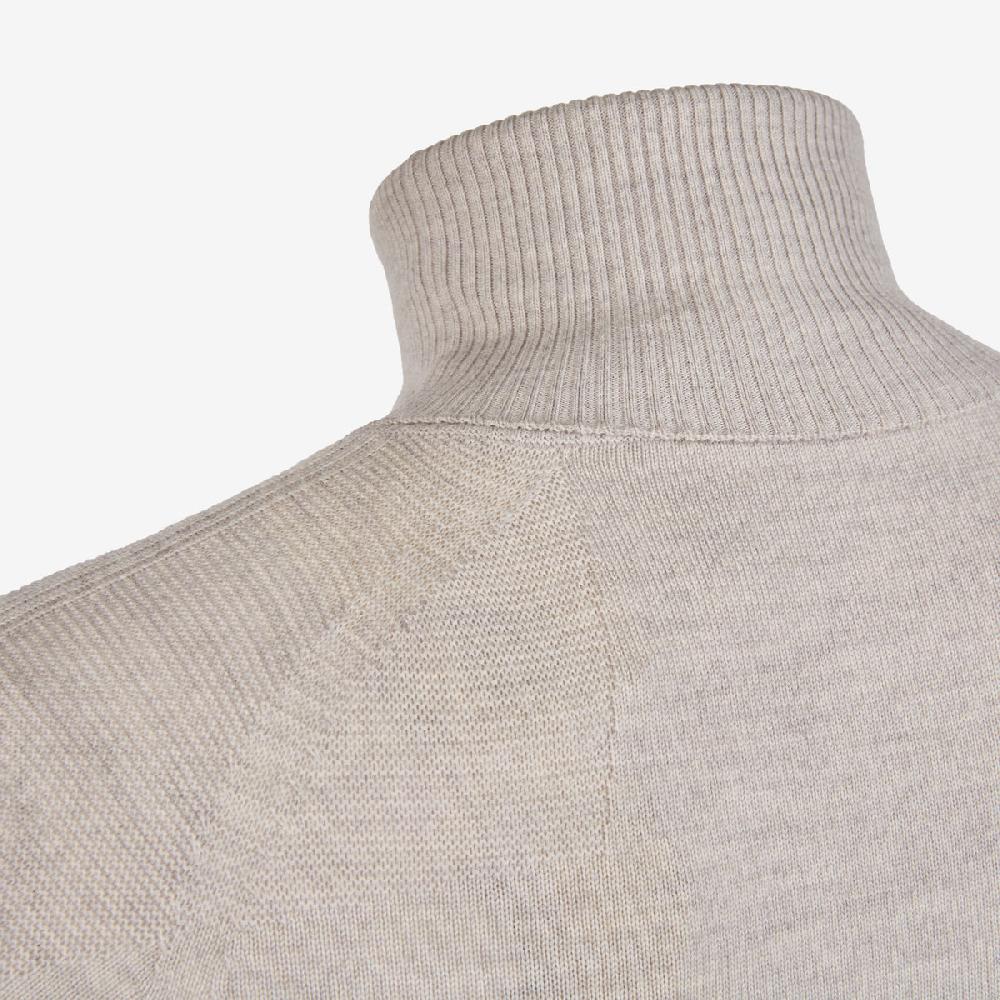 Sease Maglione a collo alto senza cuciture - Grigio Perla Affare Del Giorno