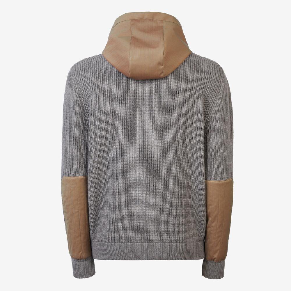 Sease Felpa con cappuccio Full Zip F7 - Marrone Wombat Sconto