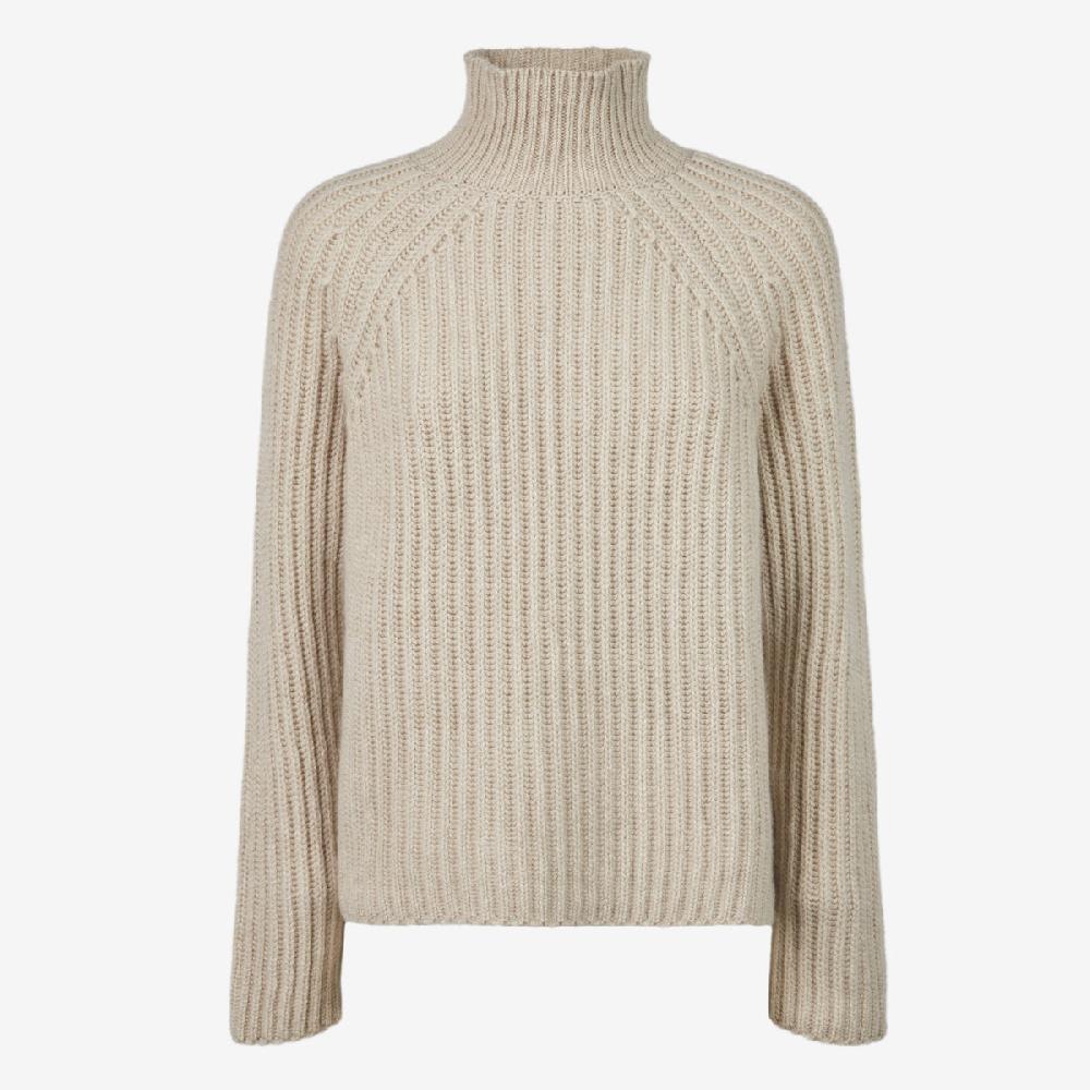 Sease Maglione Athos Mock in cashmere - Driftwood Affare Del Giorno