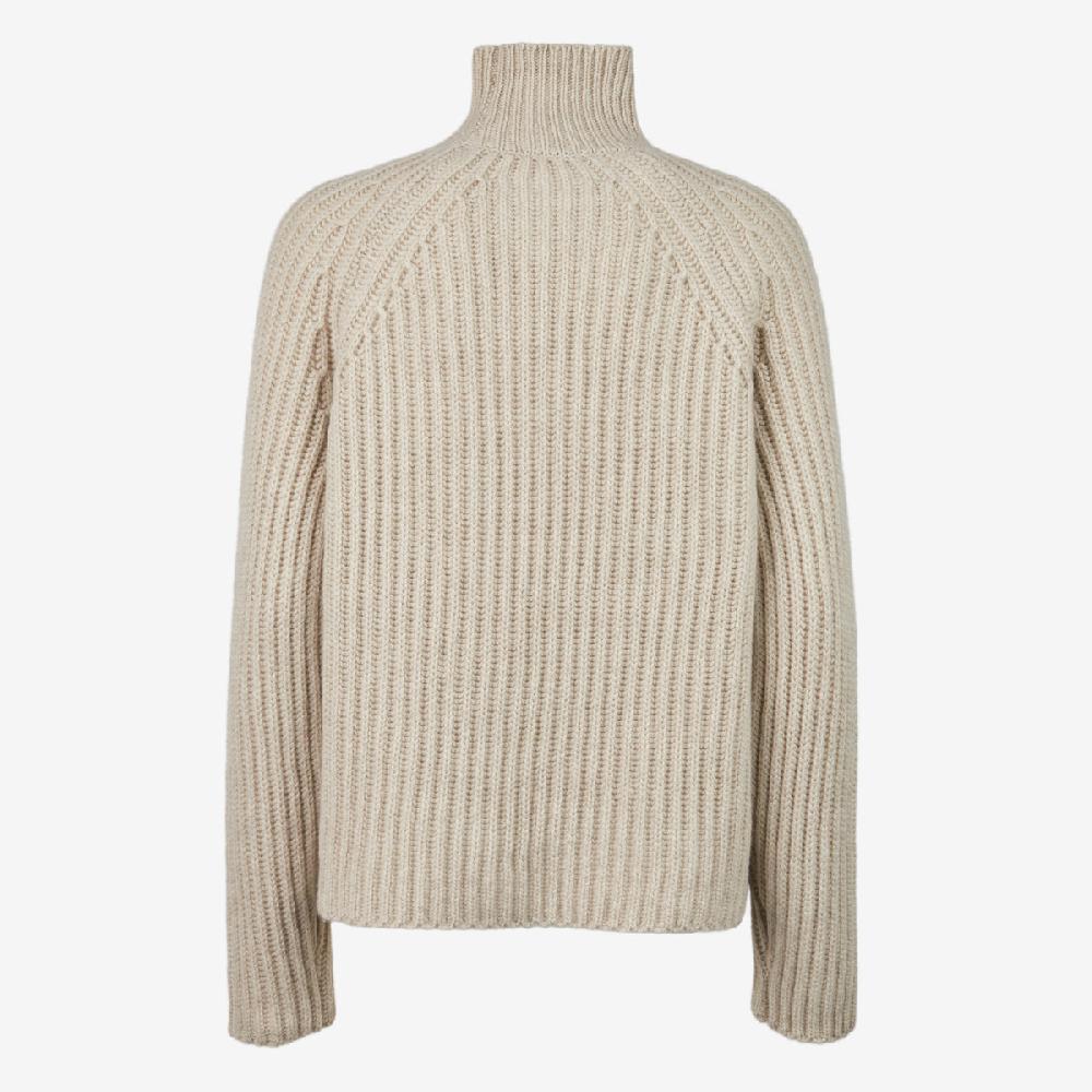 Sease Maglione Athos Mock in cashmere - Driftwood Affare Del Giorno