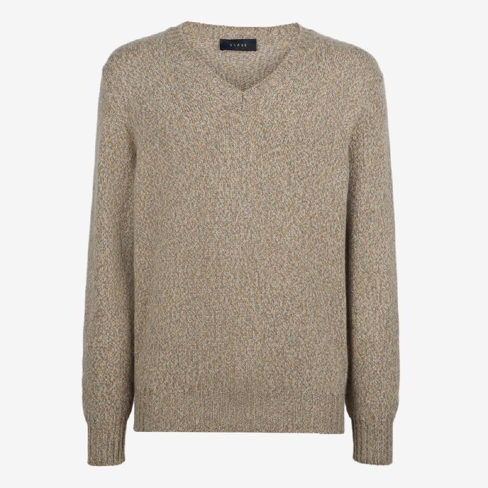 Sease Maglione in cashmere con scollo a V - Paglia In Saldo