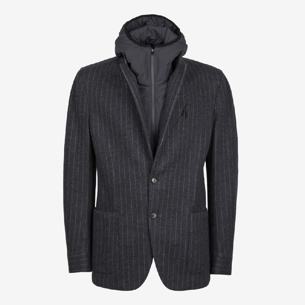 Sease Blazer con cappuccio - Grigio scuro Qualità
