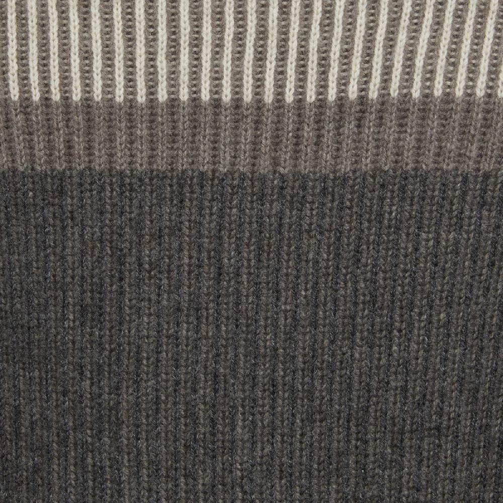 Sease Dinghy Mock: Maglione 100% cashmere - Grigio piombo Pezzi Unici