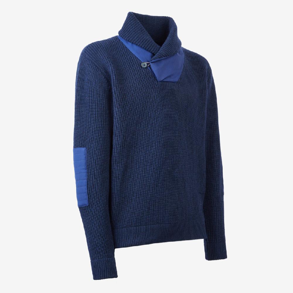 Sease Shawl Collar F7 - Blu Navy Fino Al -60%