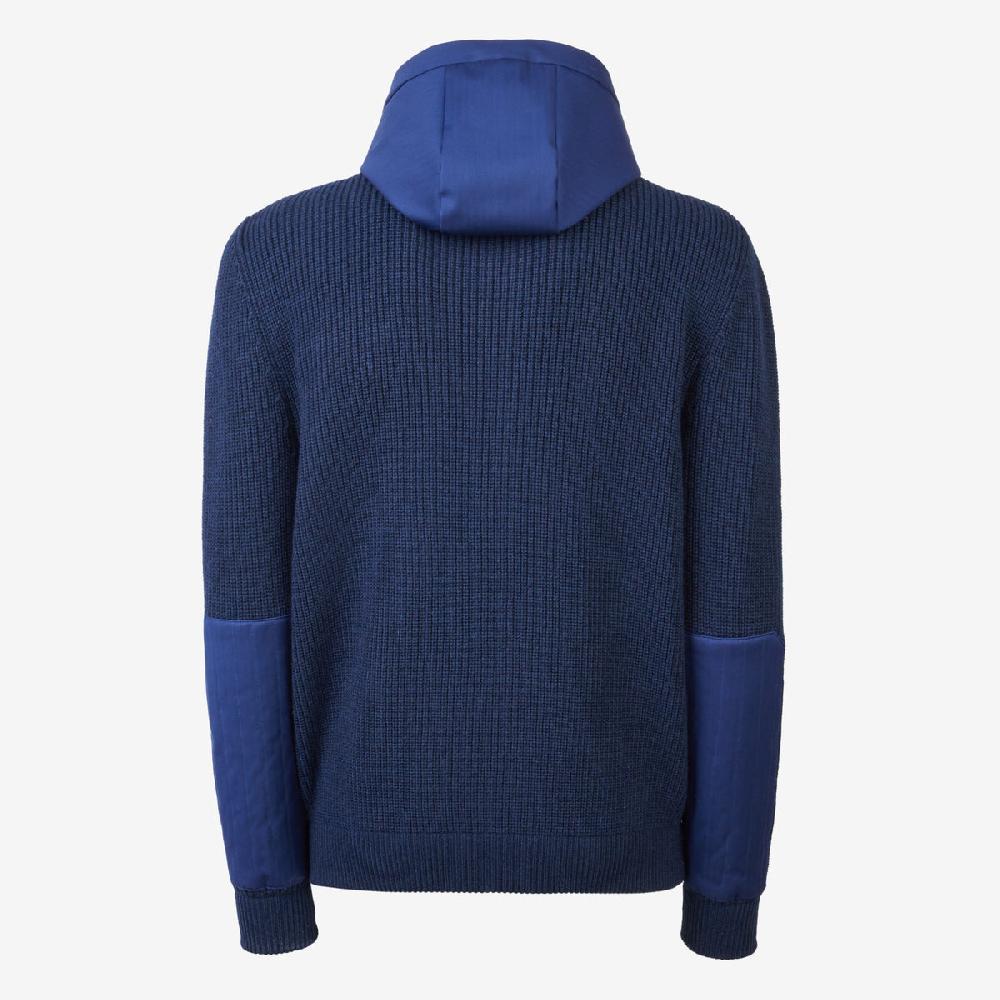 Sease Felpa con cappuccio Full Zip F7 - Blu Navy Super sconto