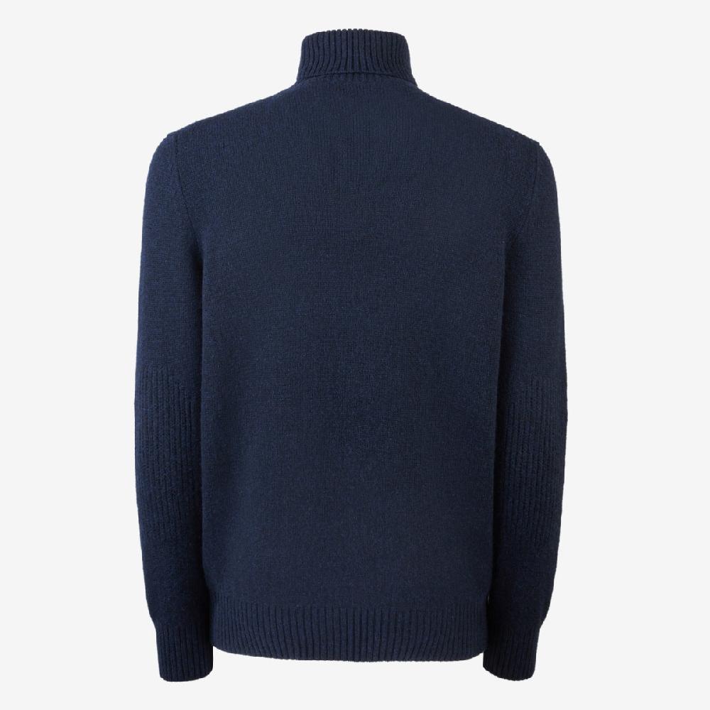 Sease Maglione in cashmere a collo alto - Blu Navy Trasporto libero internazionale