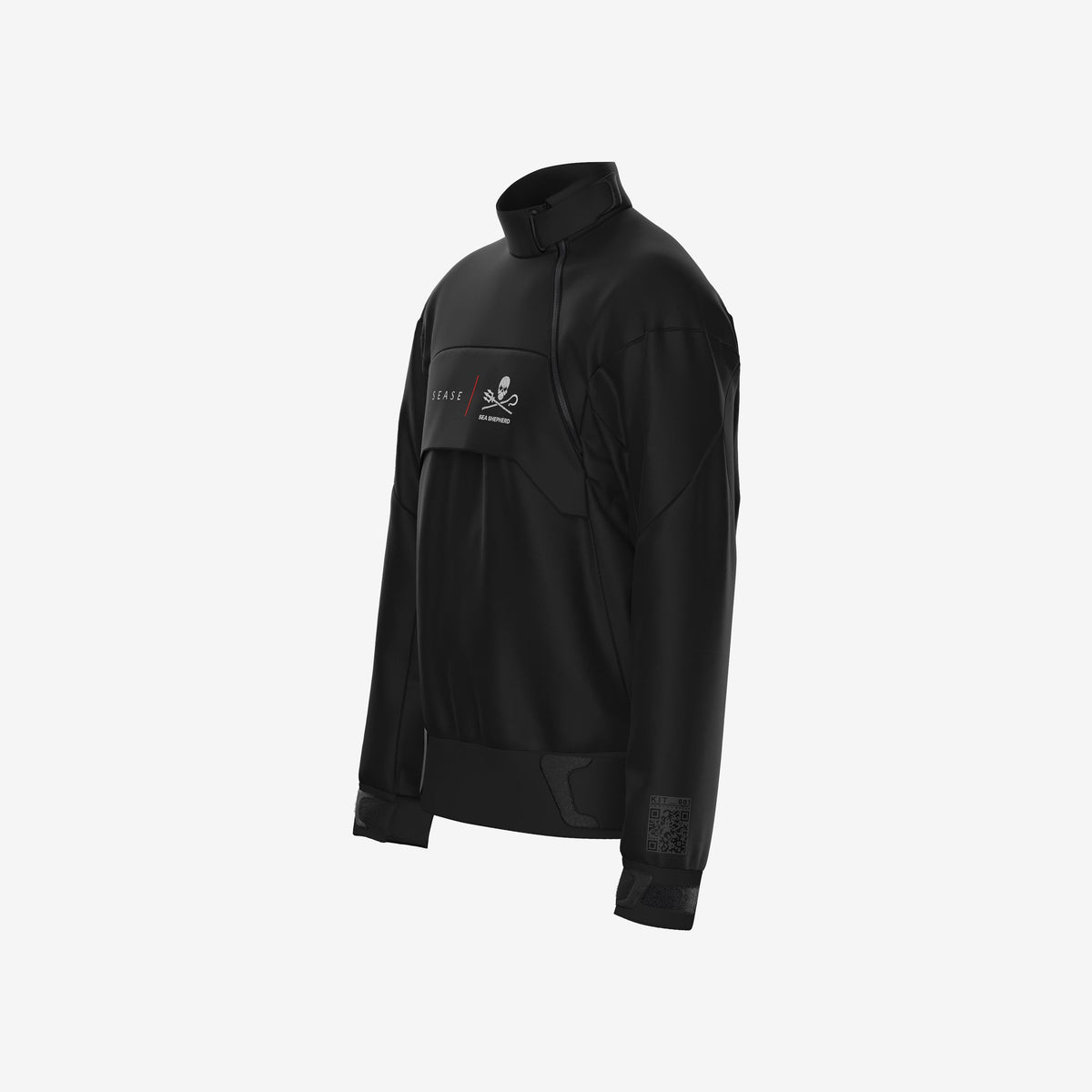 Sease Spray Top Seashepherd Nero Liquidazione