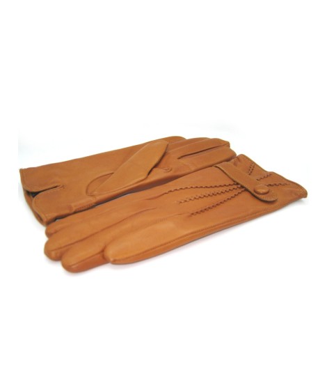 Sermoneta Gloves Guanto in Nappa con cinturino fod cashmere Tan Online